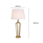 MODERN GEOMETRIC COPPER TABLE LAMP - DESIGN CL85073S