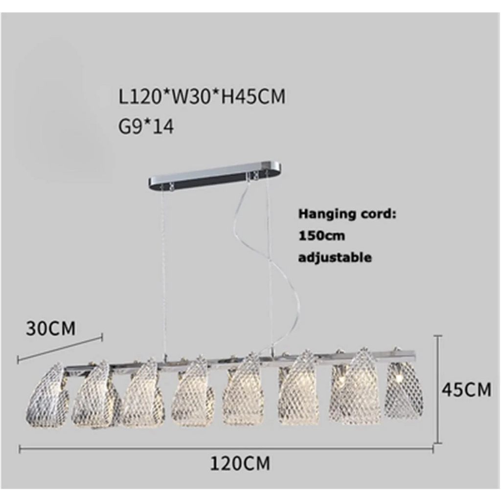 MODERN GLASS CHANDELIER COLLECTION LUXMUR | CLP589001