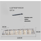 MODERN GLASS CHANDELIER COLLECTION LUXMUR | CLP589001