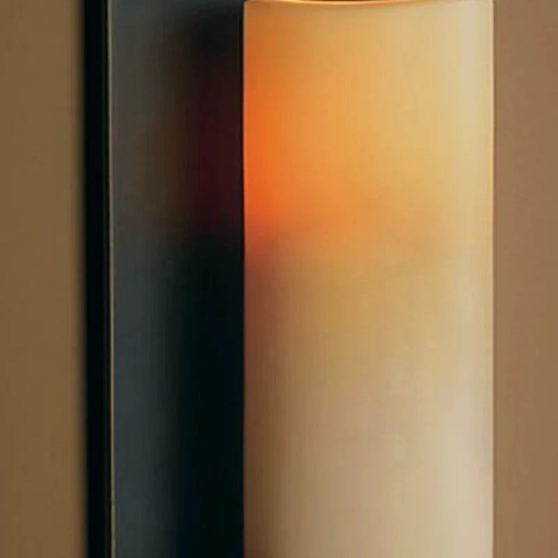 MODERN GLASS IRON CANDLE WALL LAMPS