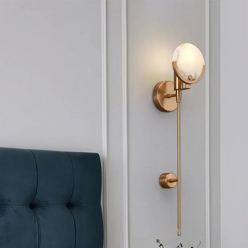 MODERN GOLD MARBLE WALL LAMP | CL32320ML