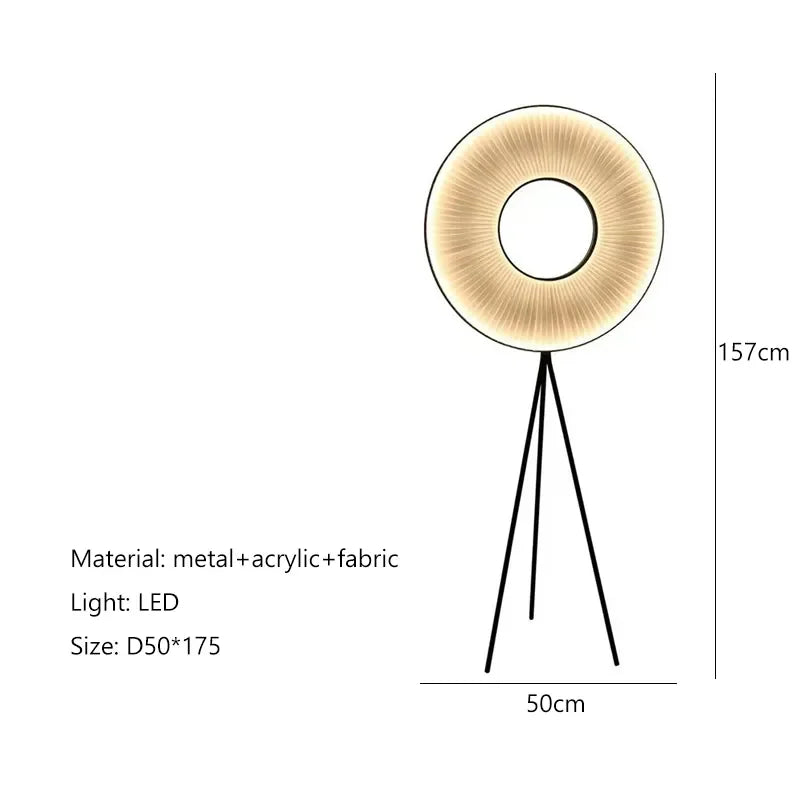 MODERN HALO FLOOR LAMP