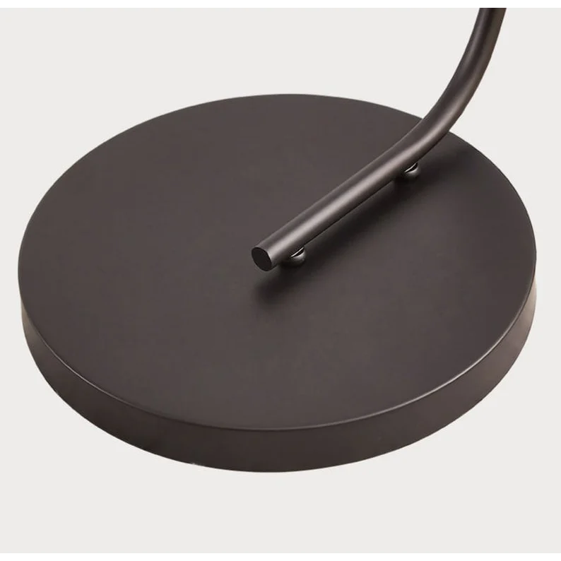 MODERN KNITTED RATTAN LED ARC FLOOR LAMP