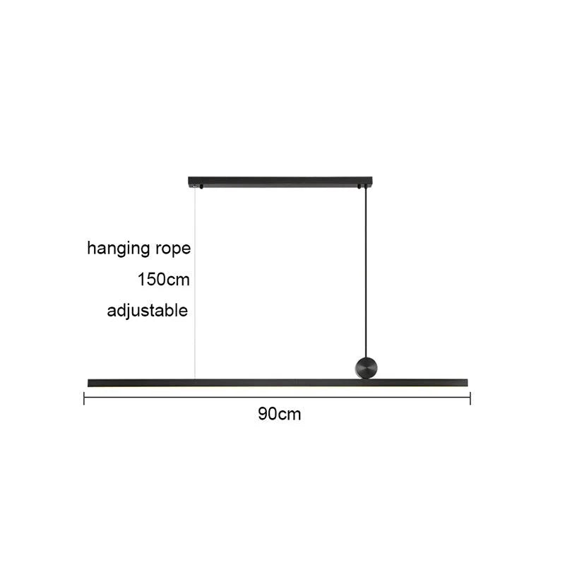 MODERN LINEAR LED CEILING LIGHT FIXTURES