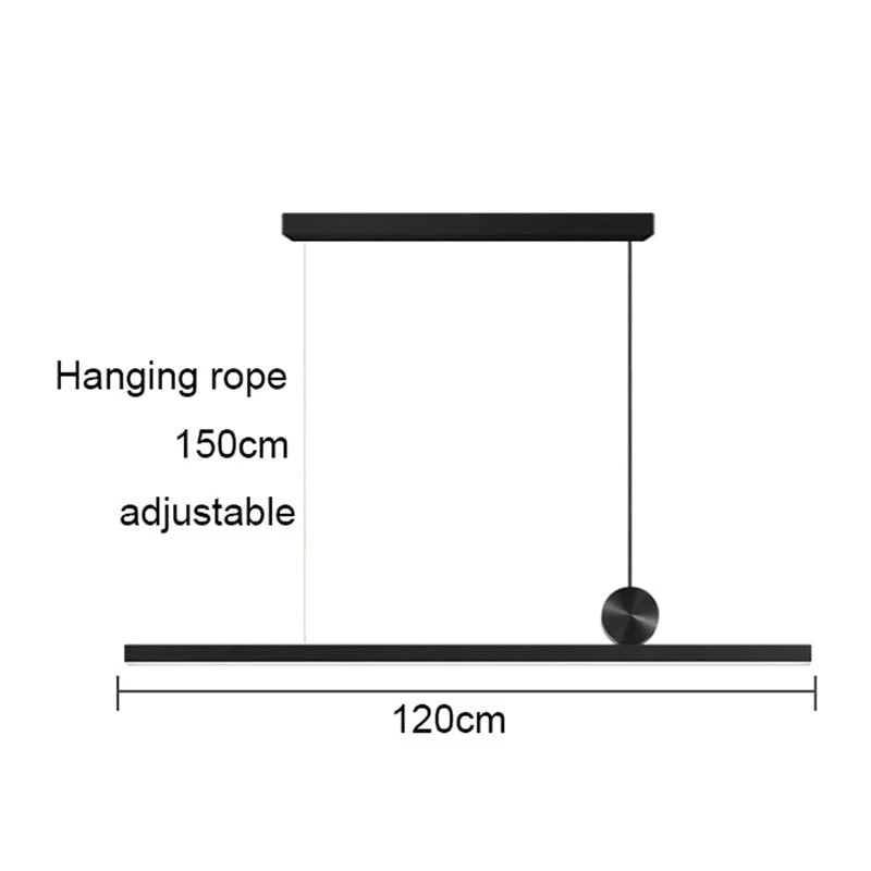 MODERN LINEAR LED CEILING LIGHT FIXTURES