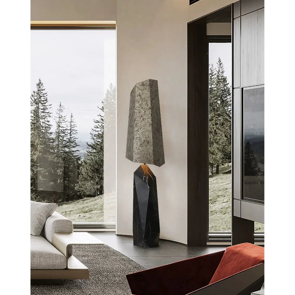 MODERN MARBLE FLOOR LAMP | DROCCI DESIGN 852CL