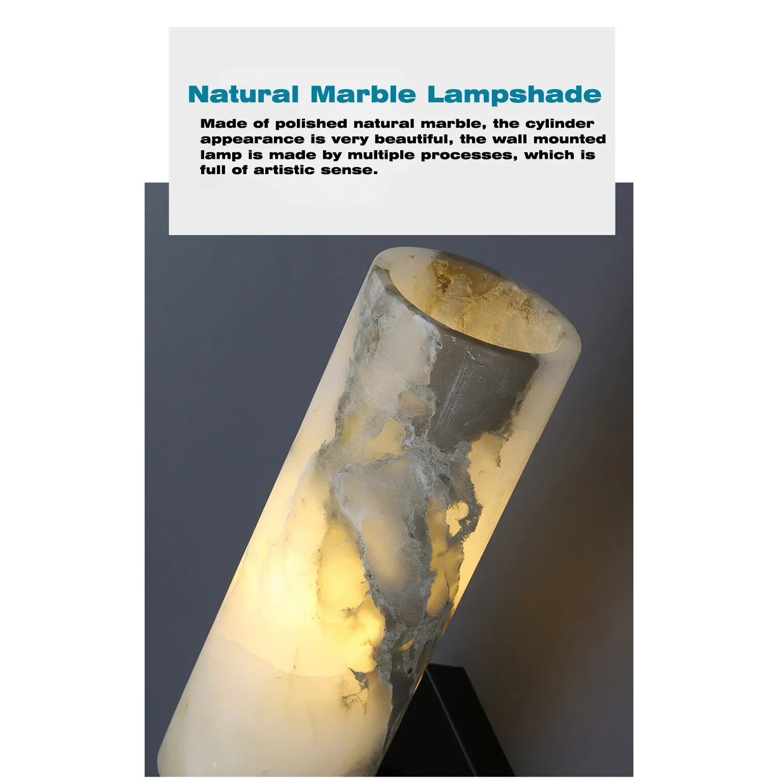 MODERN MARBLE WALL LIGHTS