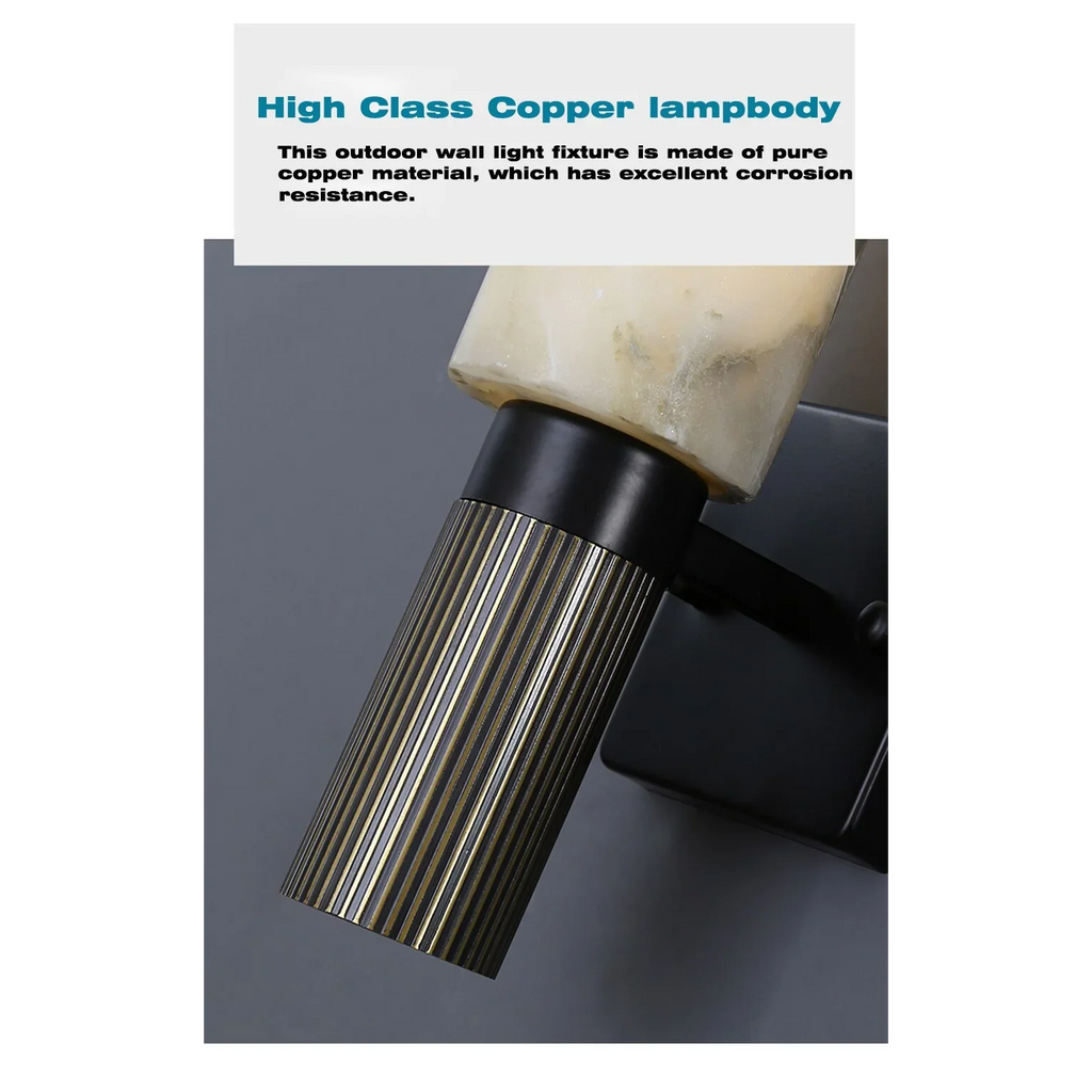 MODERN MARBLE WALL LIGHTS