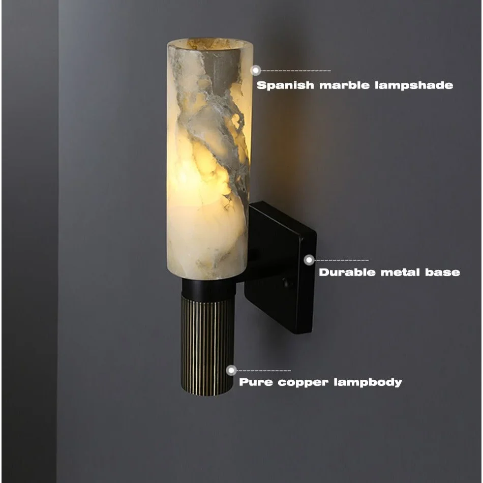 MODERN MARBLE WALL LIGHTS