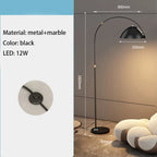 MODERN METAL ARC FLOOR LAMP | BLACK, GOLD | CL55124