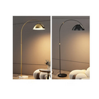 MODERN METAL ARC FLOOR LAMP | BLACK, GOLD | CL55124