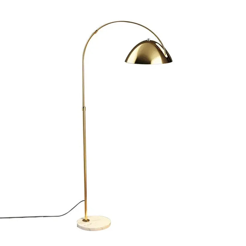 MODERN METAL ARC FLOOR LAMP | BLACK, GOLD | CL55124