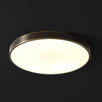 MODERN MINIMALISM BLACK COPPER FLUSH MOUNT CEILING LIGHT