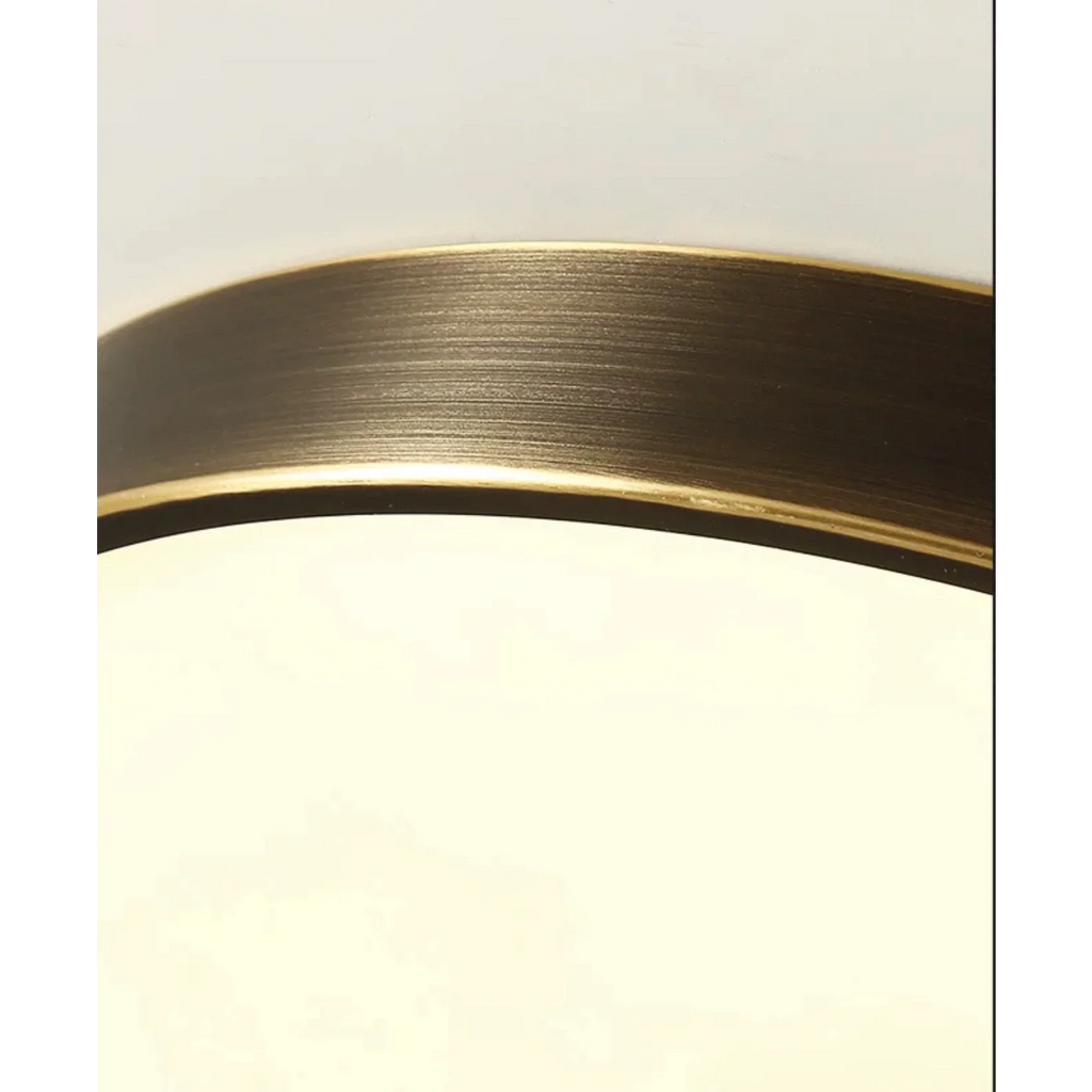 MODERN MINIMALISM BLACK COPPER FLUSH MOUNT CEILING LIGHT