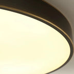 MODERN MINIMALISM BLACK COPPER FLUSH MOUNT CEILING LIGHT