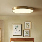 MODERN MINIMALISM COPPER FLUSH MOUNT CEILING LIGHT