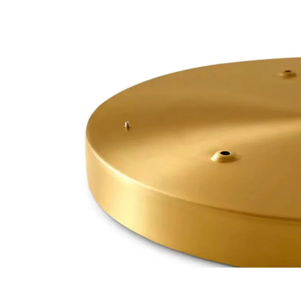 MODERN MINIMALISM COPPER FLUSH MOUNT CEILING LIGHT