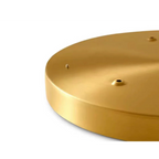 MODERN MINIMALISM COPPER FLUSH MOUNT CEILING LIGHT