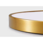 MODERN MINIMALISM COPPER FLUSH MOUNT CEILING LIGHT