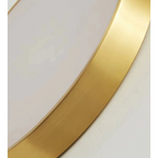 MODERN MINIMALISM COPPER FLUSH MOUNT CEILING LIGHT