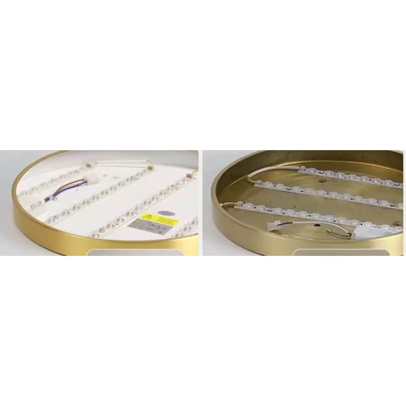 MODERN MINIMALISM COPPER FLUSH MOUNT CEILING LIGHT