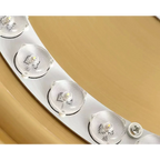 MODERN MINIMALISM COPPER FLUSH MOUNT CEILING LIGHT