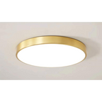 MODERN MINIMALISM COPPER FLUSH MOUNT CEILING LIGHT
