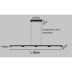 MODERN MINIMALIST LED CHANDELIER | CL85260