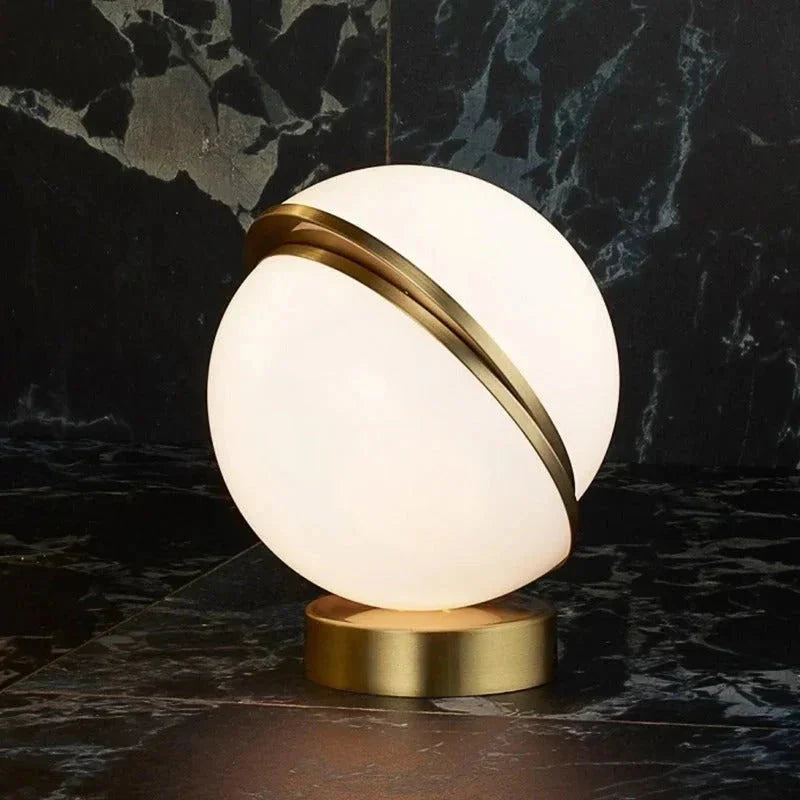 MODERN ROUND GLASS TABLE LAMP | CL7402145