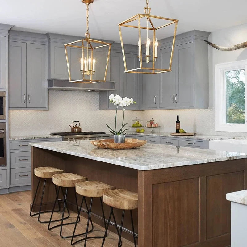 MODERN RUSTIC 4-LIGHT CHANDELIER | DESIGN CL85074V