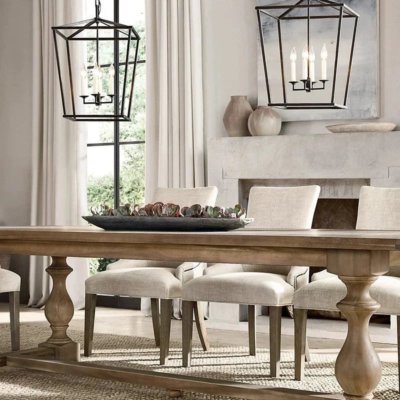 MODERN RUSTIC 4-LIGHT CHANDELIER | DESIGN CL85074V