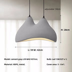 MODERN SCULPTURAL PENDANT LIGHT | CLBN67655