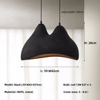 MODERN SCULPTURAL PENDANT LIGHT | CLBN67655