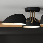 MODERN SEMI-FLUSH MOUNT CEILING LIGHT | DESIGN CLXC011