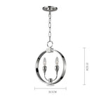 MODERN SILVER ORB CHANDELIER | DESIGN CLVH8778