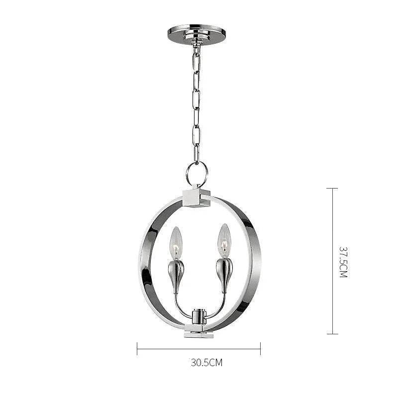 MODERN SILVER ORB CHANDELIER | DESIGN CLVH8778