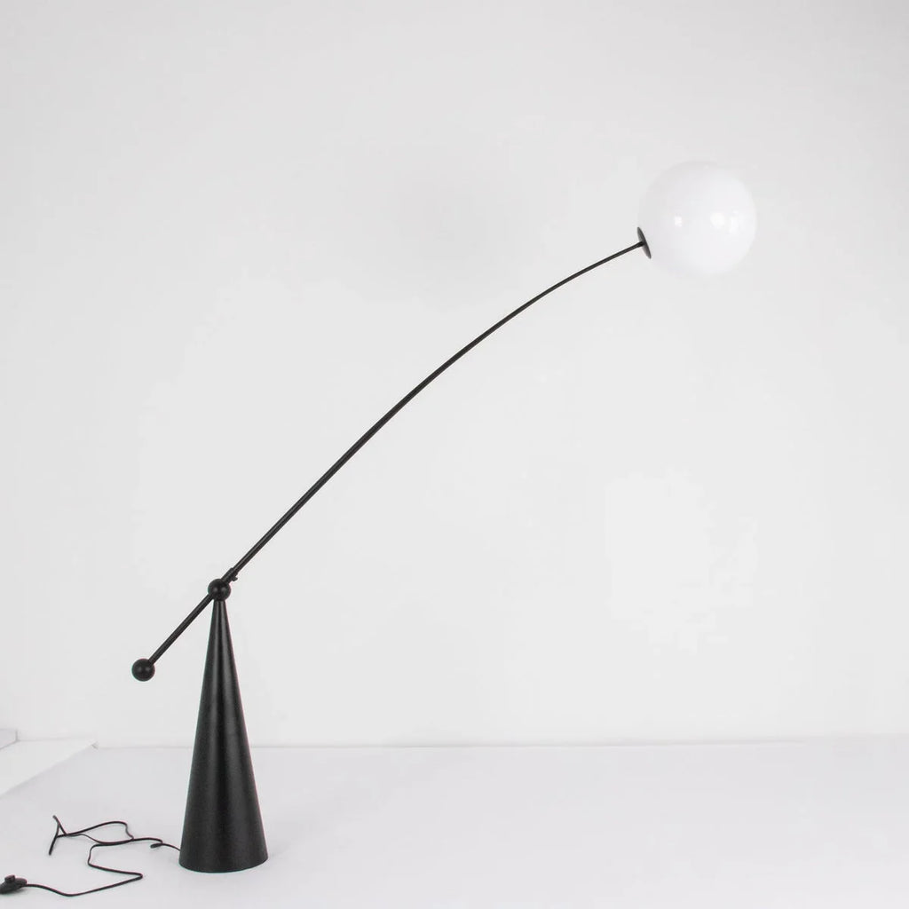 MODERN STAINLESS STEEL & GLASS FLOOR LAMP | CLJK778520