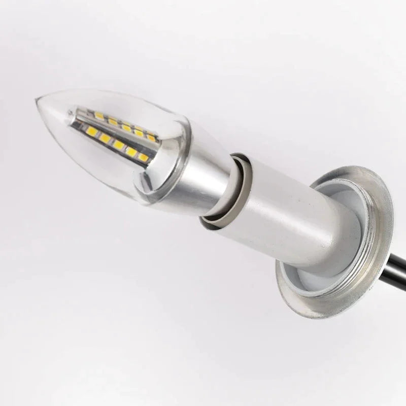 MODERN STAINLESS STEEL & GLASS FLOOR LAMP | CLJK778520