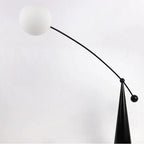 MODERN STAINLESS STEEL & GLASS FLOOR LAMP | CLJK778520