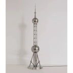 MODERN STAINLESS STEEL LED TOWER LAMP | MOLINARI DESIGN 147CL