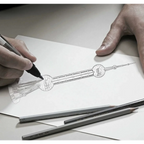 MODERN STAINLESS STEEL LED TOWER LAMP | MOLINARI DESIGN 147CL