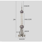 MODERN STAINLESS STEEL LED TOWER LAMP | MOLINARI DESIGN 147CL