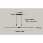 MODERN STYLE BLACK LED BAR LIGHTING | CL7036