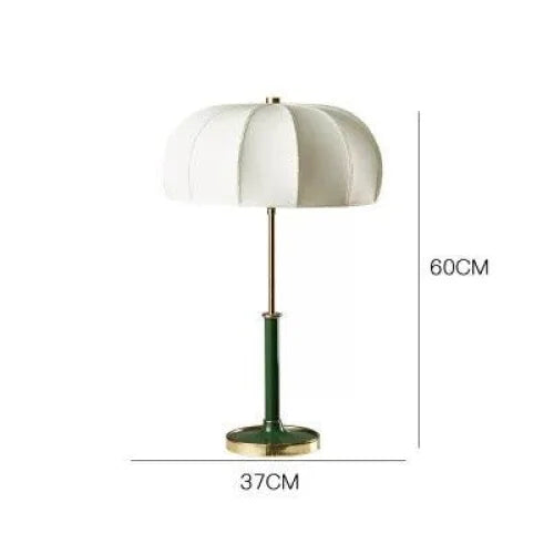 MODERN TABLE LAMP WITH WHITE FABRIC SHADE | DESIGN CLSS020M