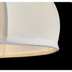 MODERN TABLE LAMP WITH WHITE FABRIC SHADE | DESIGN CLSS020M