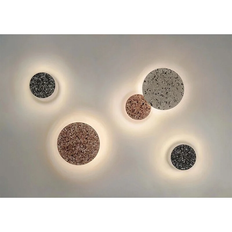MODERN TERRAZZO WALL SCONCE SET