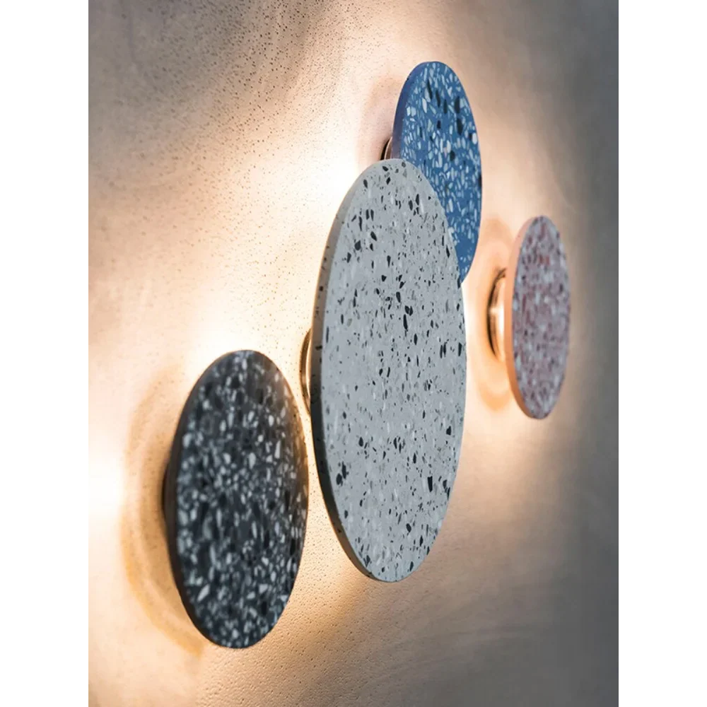 MODERN TERRAZZO WALL SCONCE SET