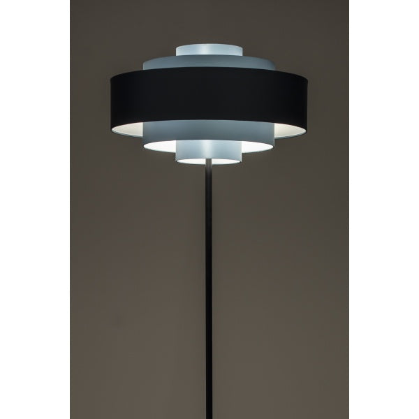 MODERN TIERED BLUE FLOOR LAMP - CL85070B