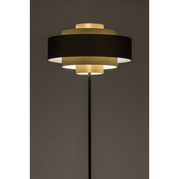 MODERN TIERED BRASS FLOOR LAMP - CL85070M