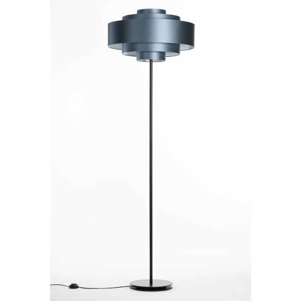 MODERN TIERED BRASS FLOOR LAMP - CL85070M